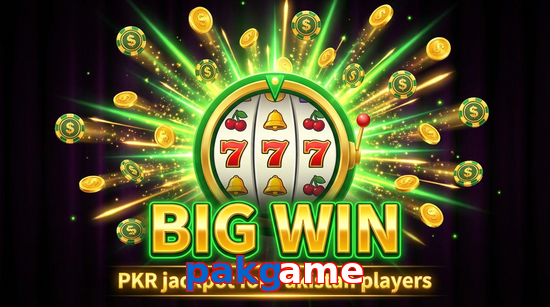 Big win animation on Pakgame slot game